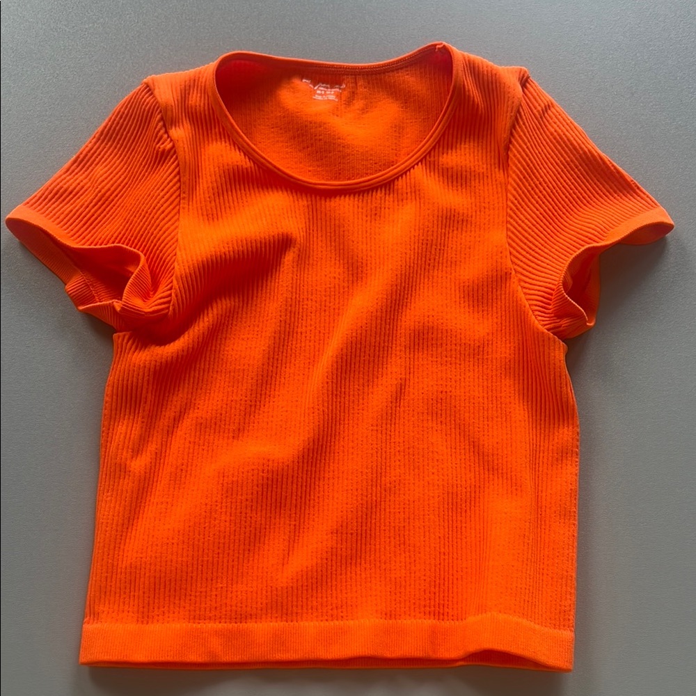 Bright Orange Short Sleeve Tee